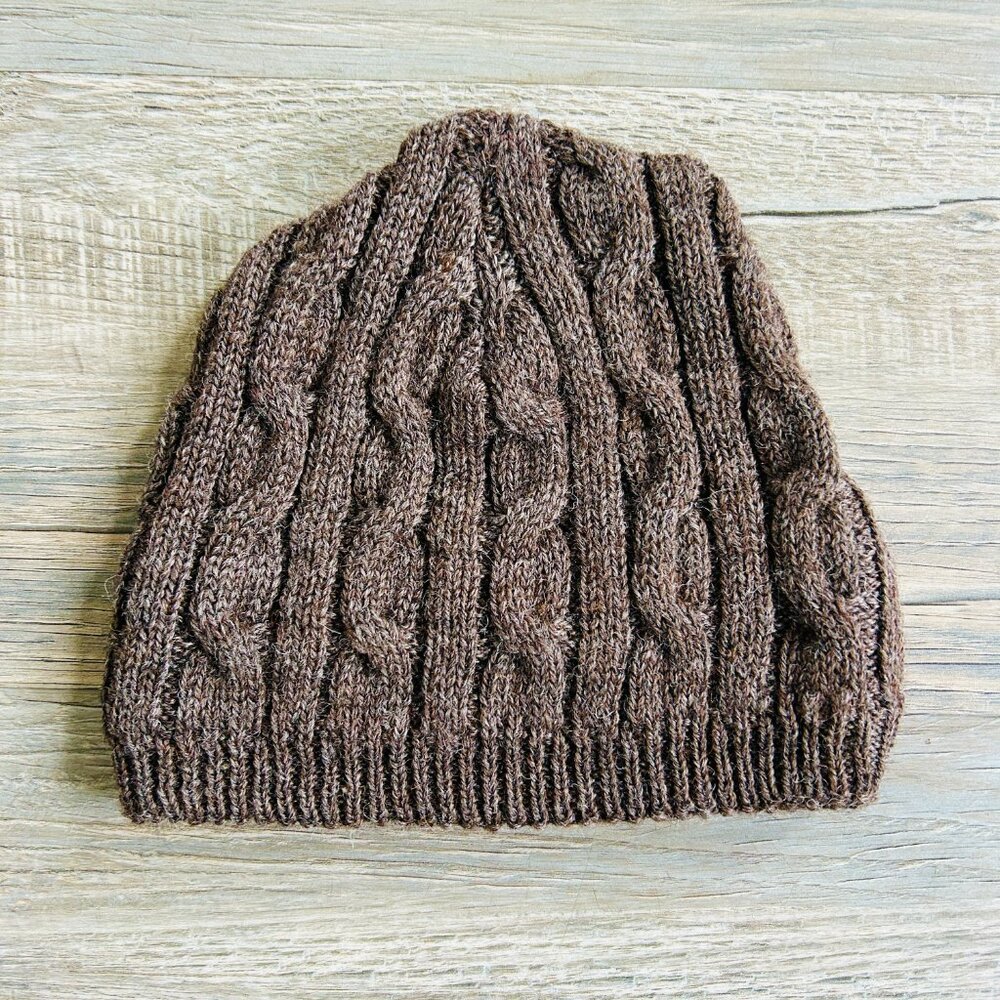 Mother Nature's Beanie Bold Cable Alpaca Beanie - Picture 2 of 8